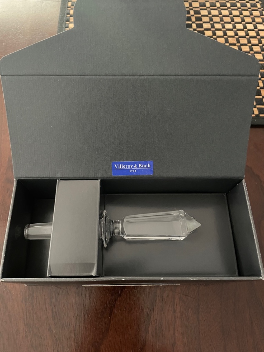 Villeroy & Boch 1748 Clear Crystal Bottle Stopper